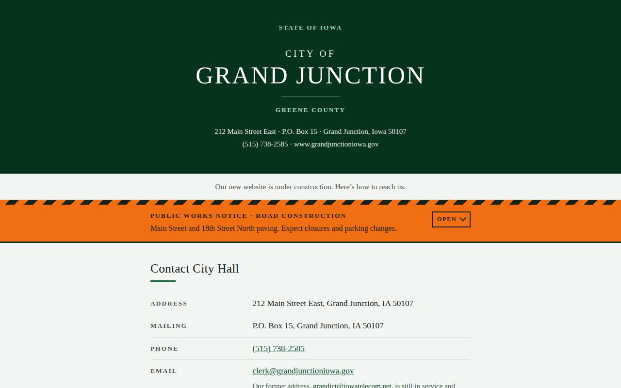 Grand Junction official sheriff service page for recent arrests